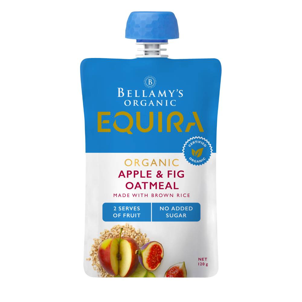 Bellamy's Apple & Fig Oatmeal Puree