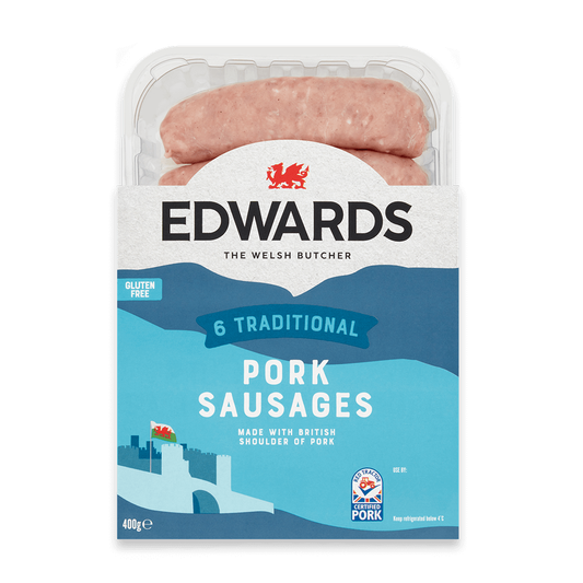 Edwards Of Conwy 6 Traditional Sausages
