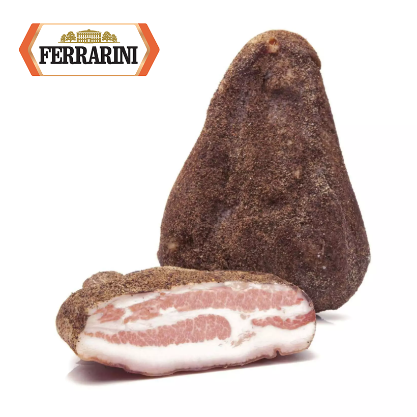 Ferrarini Guanciale Con Pepe (Thick Cut) VP 200g