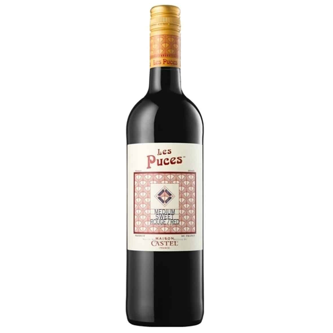 Les Puces Medium Sweet Rouge