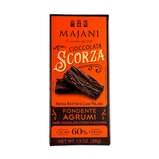 Majani Cioccolata Scorza Fondente Agrumi 38g [Dark Chocolate]