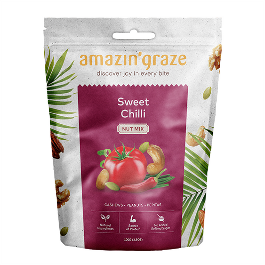 Amazin' Graze Sweet Chilli Nut Mix 100g