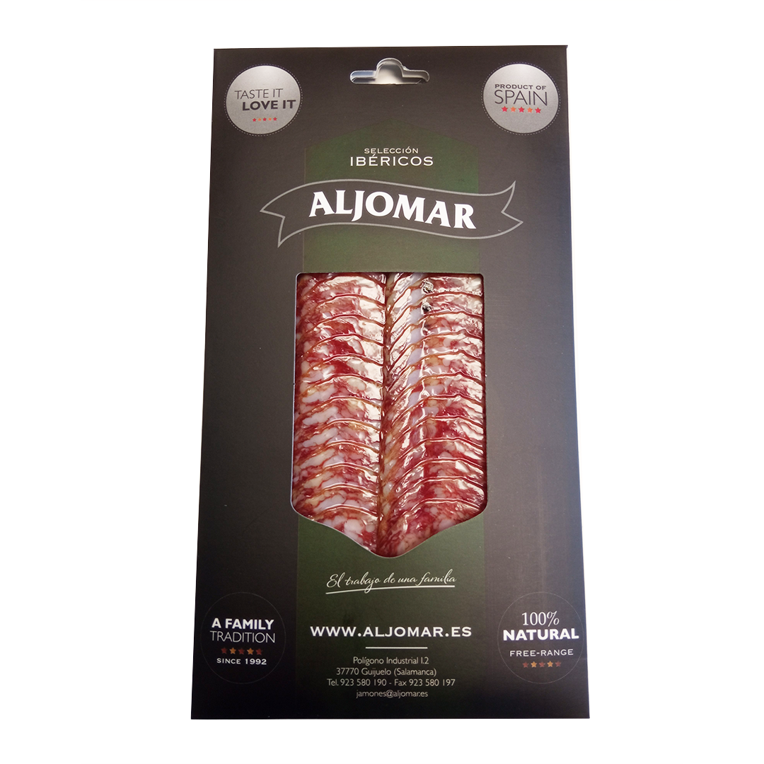 Aljomar Salchichon Iberico Sliced