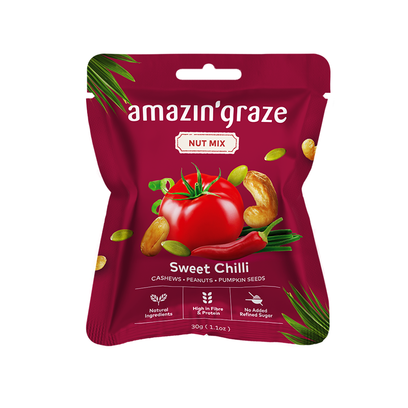 Amazin' Graze Sweet Chili Nut Mix 30g