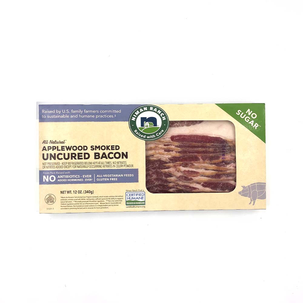 Niman Ranch Applewood Smoked Uncured Bacon