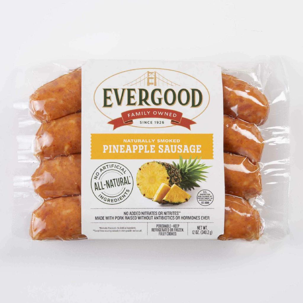 Evergood Pork ABF Pineapple Sausage