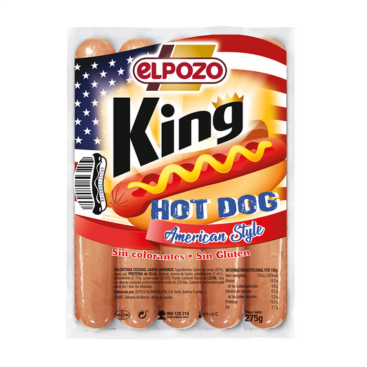 ElPozo King American Hot Dog 275g