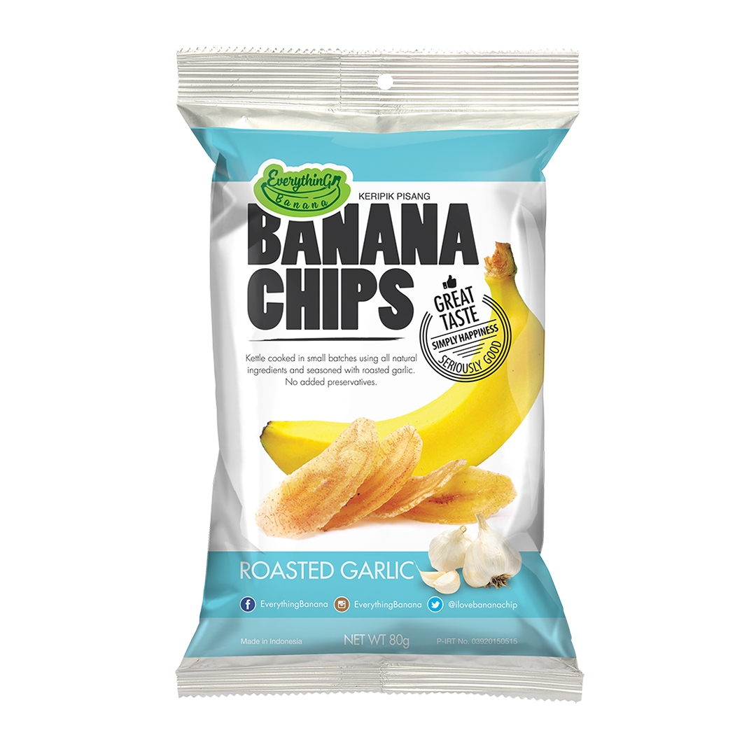Everything Banana Chips (Roasted Garlic)