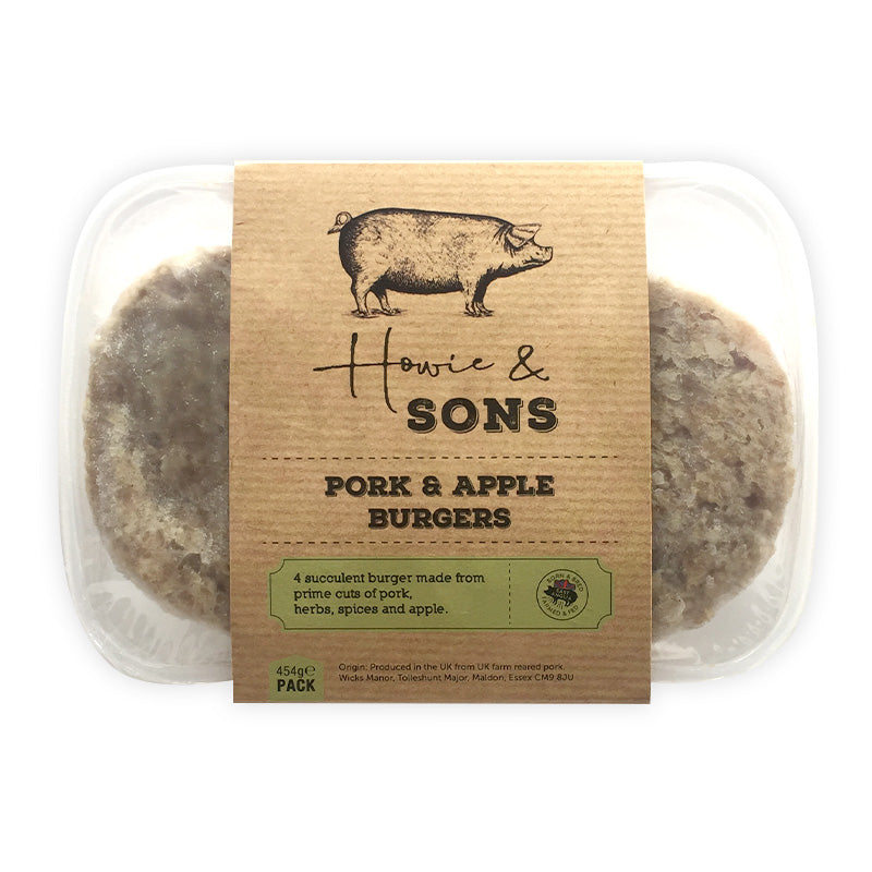 Howie & Sons Pork & Apple Burger
