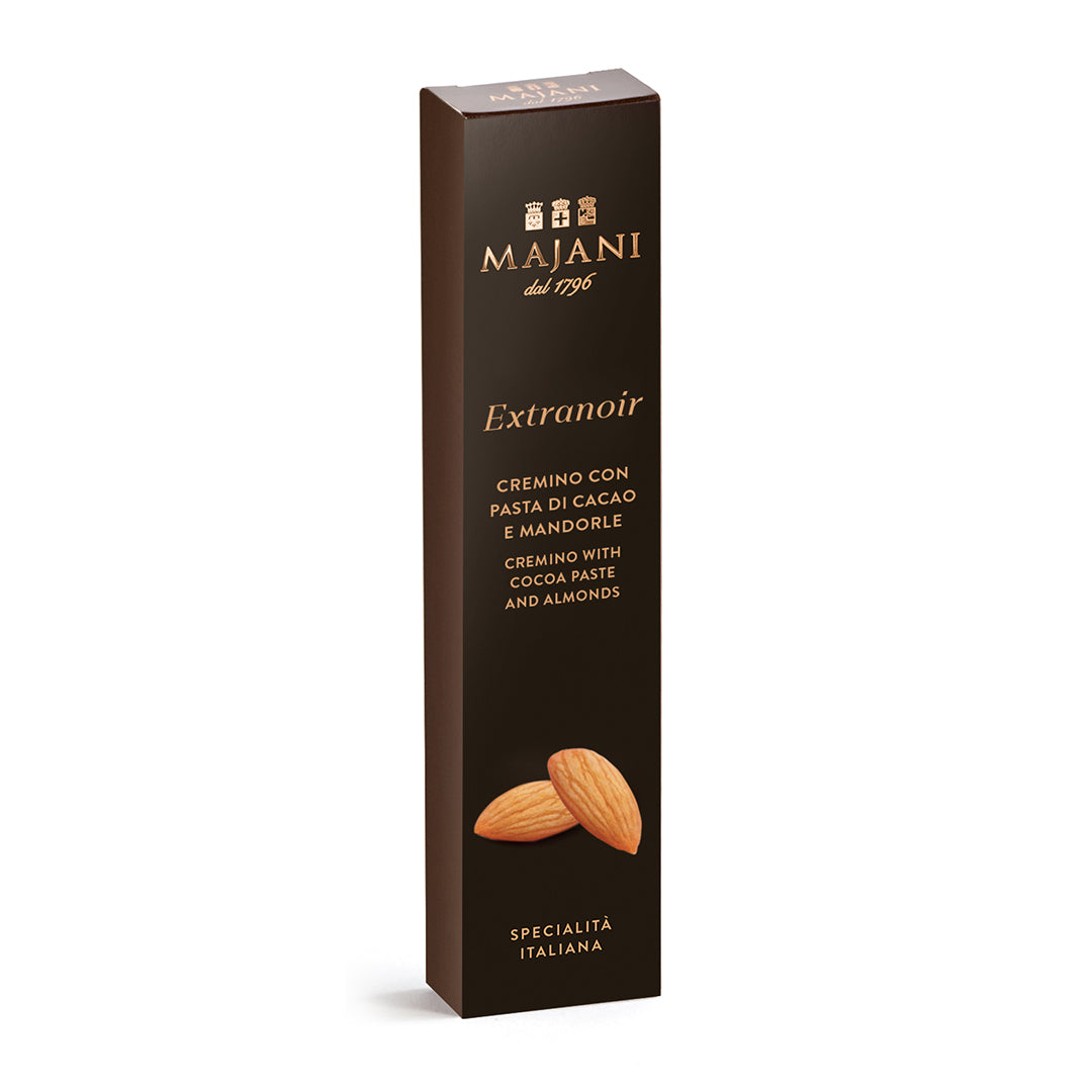 Majani Cremino Extranoir With Cocoa & Almond Paste 58G