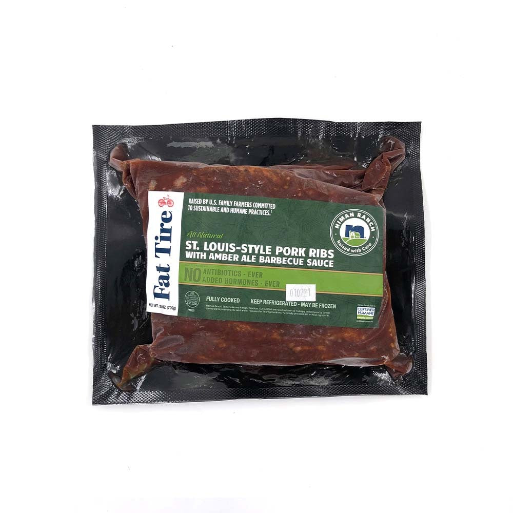 Niman Ranch St. Louis-Style Pork Ribs With Amber Ale Barbecue Sauce