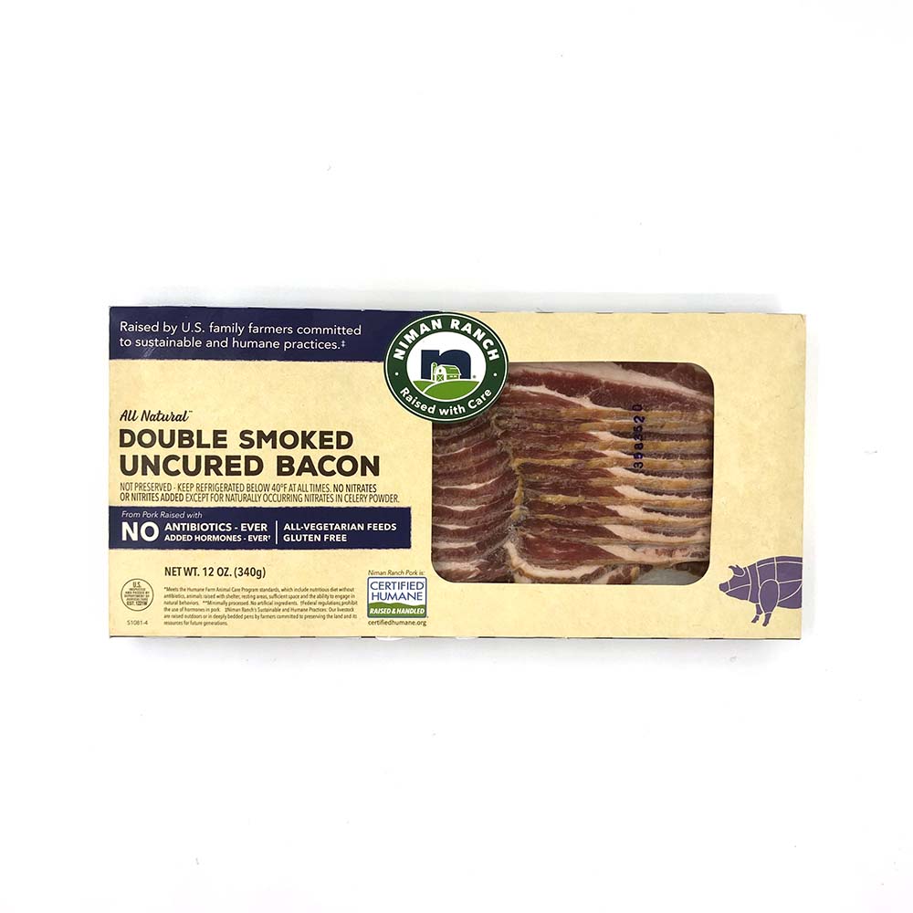 Niman Ranch Double Smoked Uncured Bacon