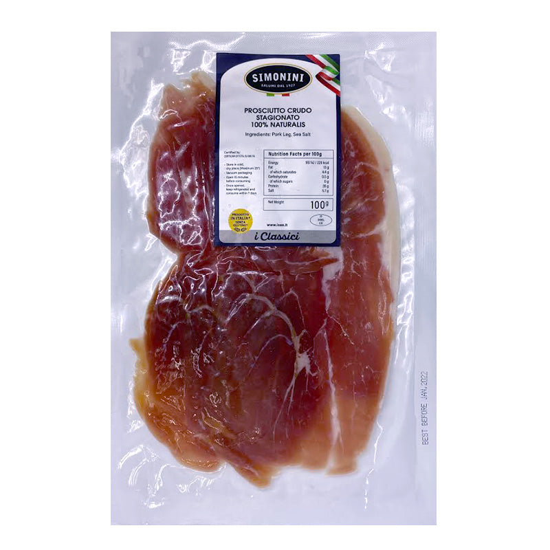 Simonini Prosc. Crudo Stagionato Mattonella Meta Csmm 100% Naturalis Vp