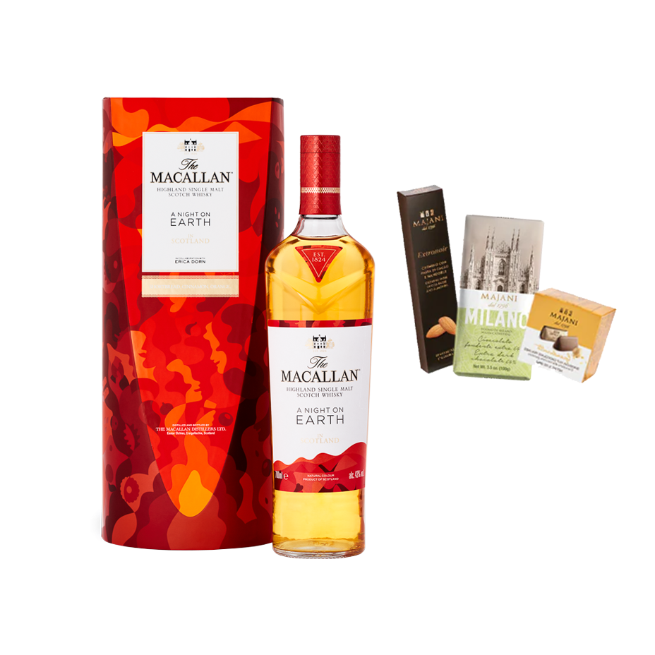 The Macallan A Night On Earth with Majani Chocolates