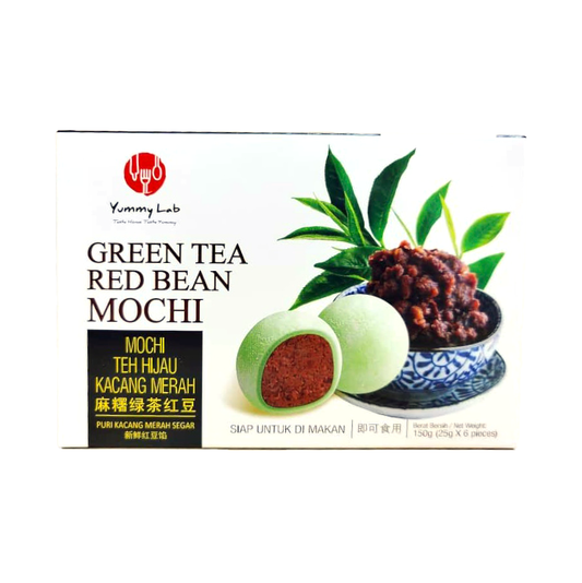 Yummy Lab Green Tea Red Bean Mochi