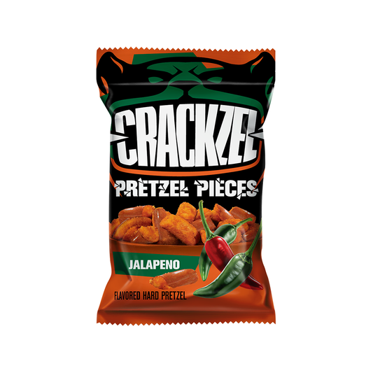Crackzel Pretzel Pieces - Jalapeno 85g