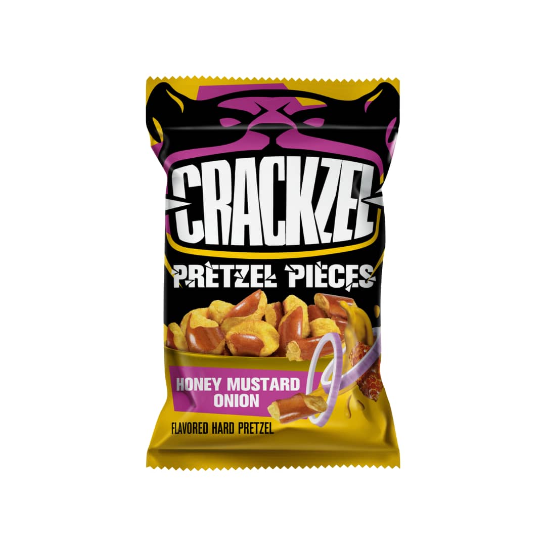 Crackzel Pretzel Pieces - Honey Mustard Onion