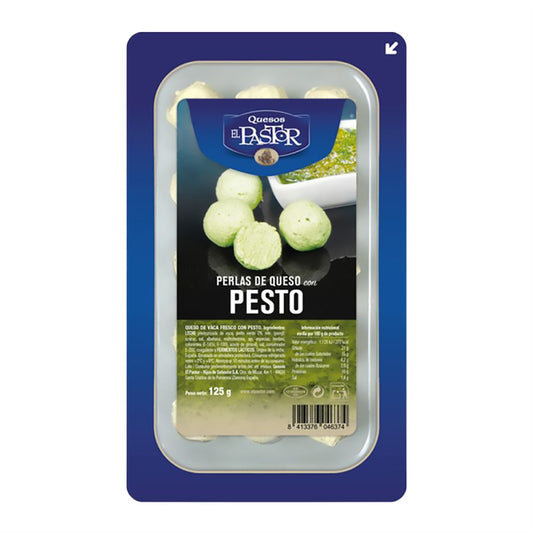 El Pastor Cheese Pearls With Pesto