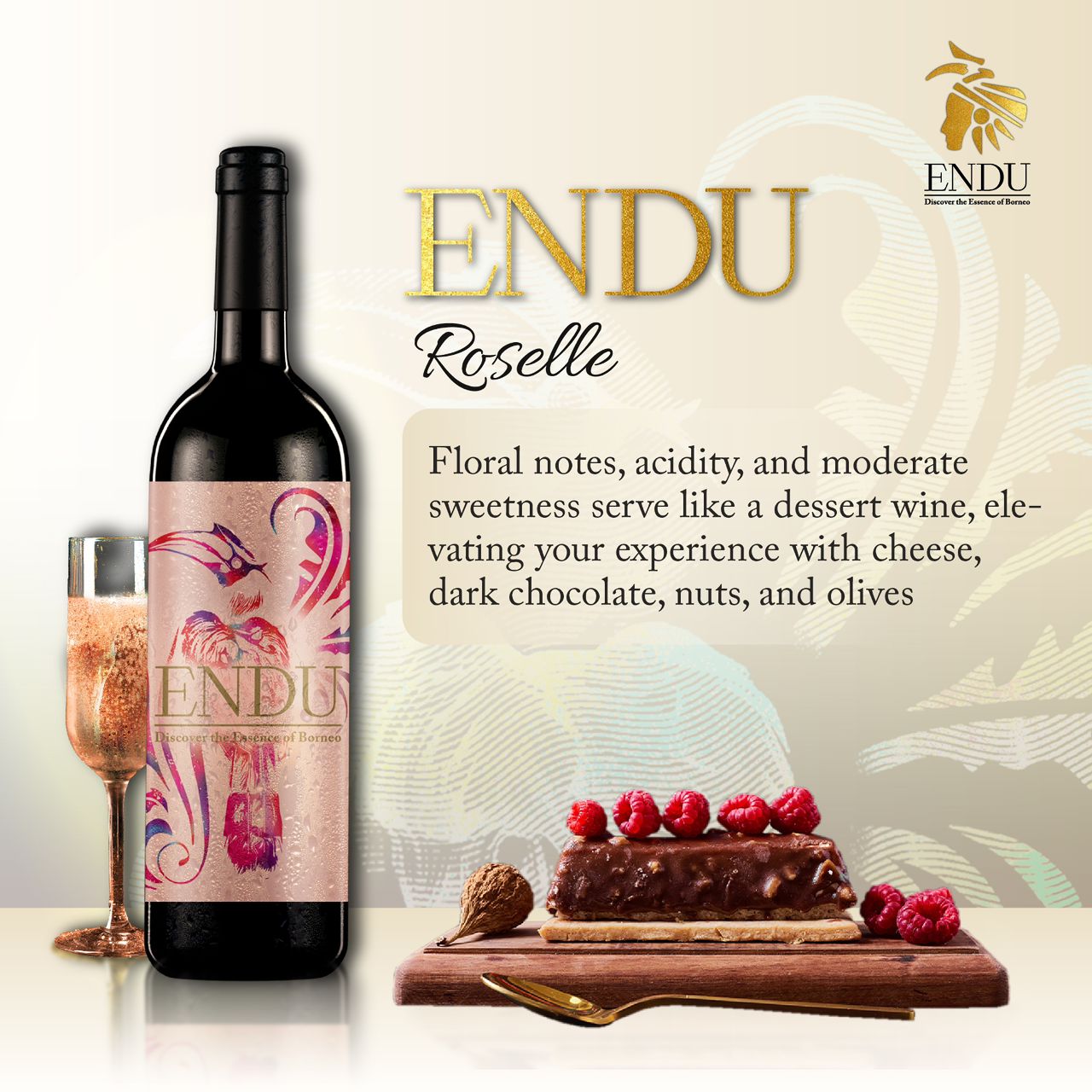 Endu Borneo Roselle Sparkling Tuak