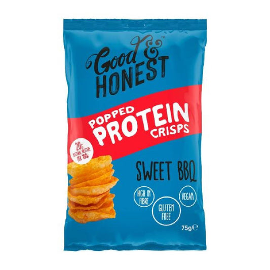 Good and Honest Popped Protein Crisps - Sweet BBQ