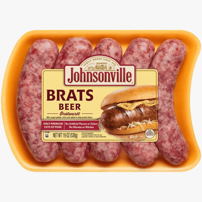 Johnsonville Beer Bratwurst 538g