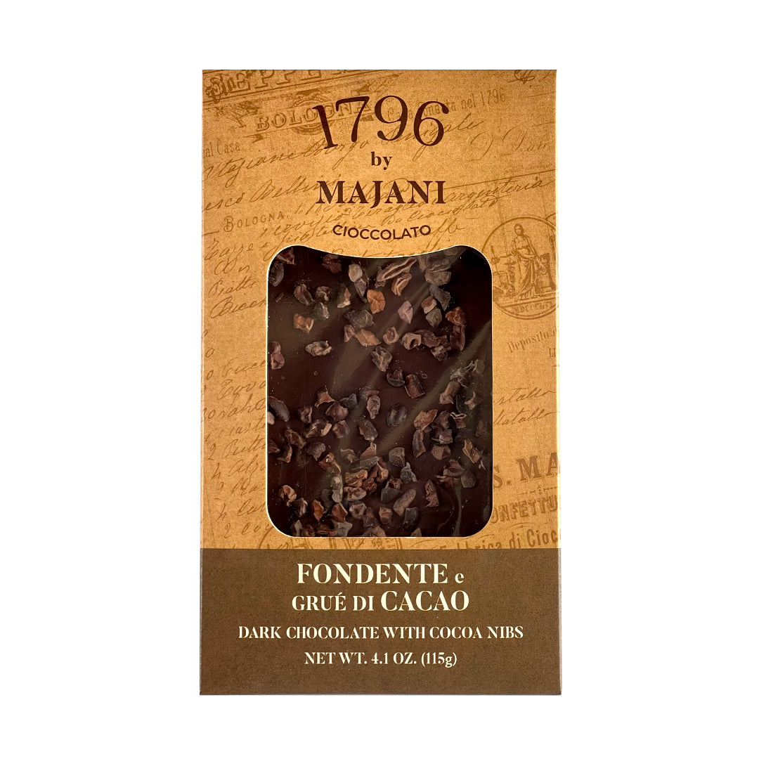 Majani 1796 Dark Chocolate with Cocoa Nibs 115g