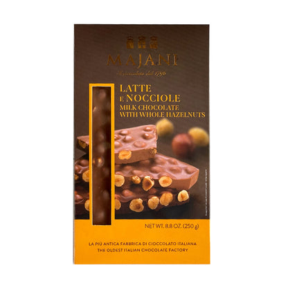 Majani Milk Chocolate with Whole Hazelnuts Bar 250g