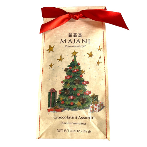 Majani Cioccolatini Assorted Christmas Tree Bag 148g