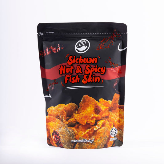 Oyu Sichuan Hot & Spicy Fish Skin 70g