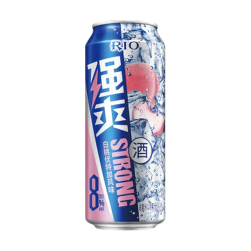Rio Strong White Peach Vodka Cocktail 330ml