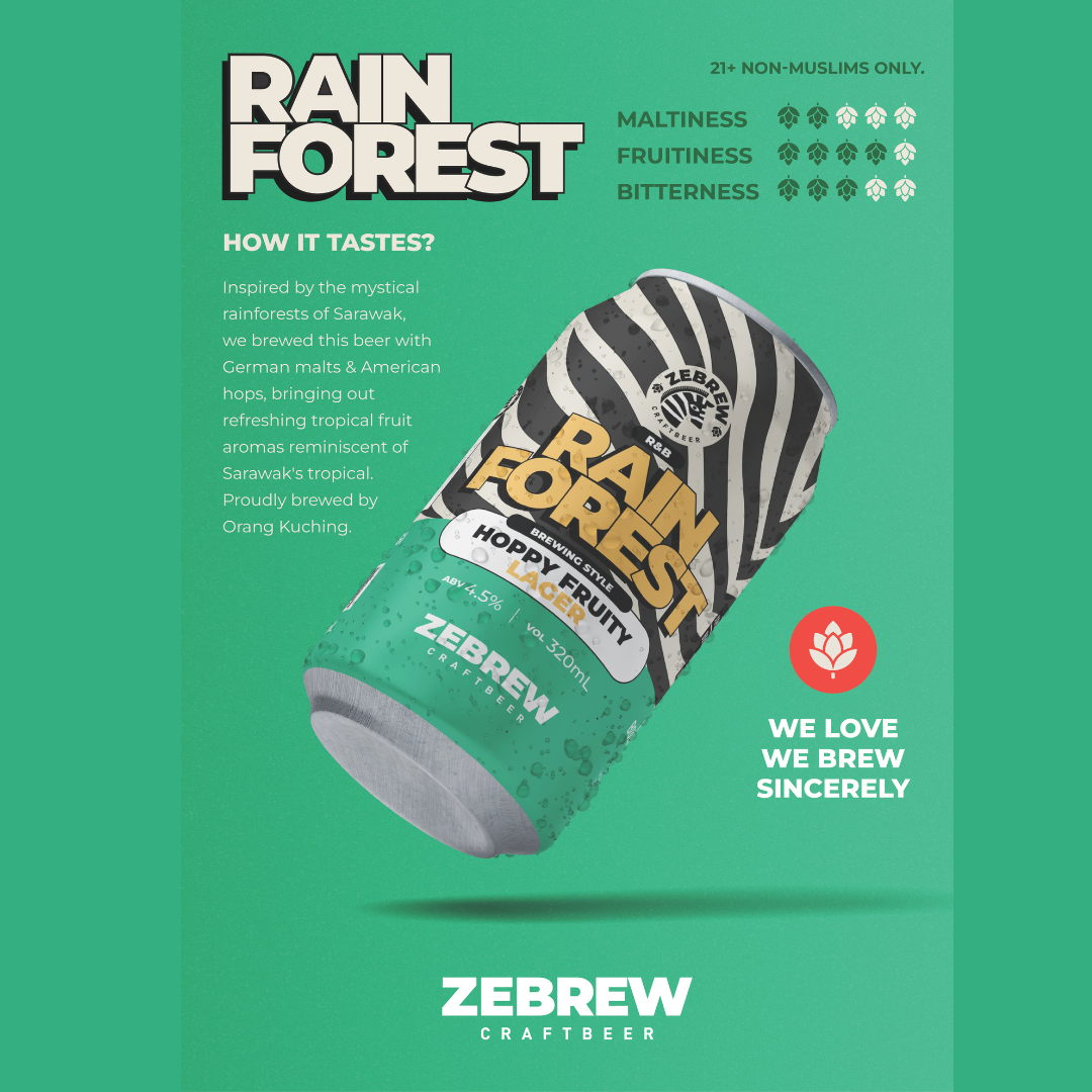 Zebrew Rainforest Craft Beer