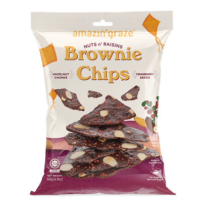 Amazin' Graze Nuts N' Raisins' Brownie Chips