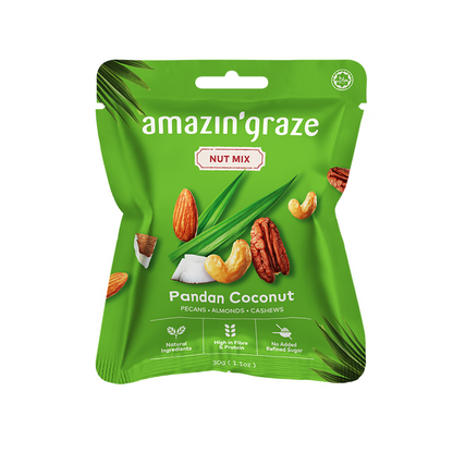 Amazin' Graze Pandan Coconut Nut Mix 30G