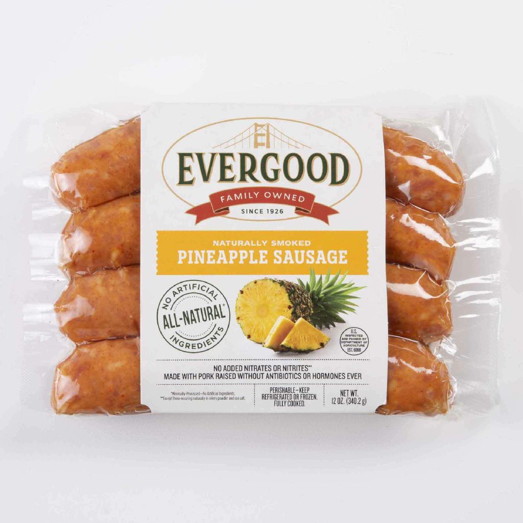 Evergood Pork Abf Pineapple Sausage