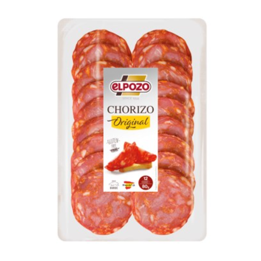 Elpozo Papprika Salami Chorizo Pre-Sliced