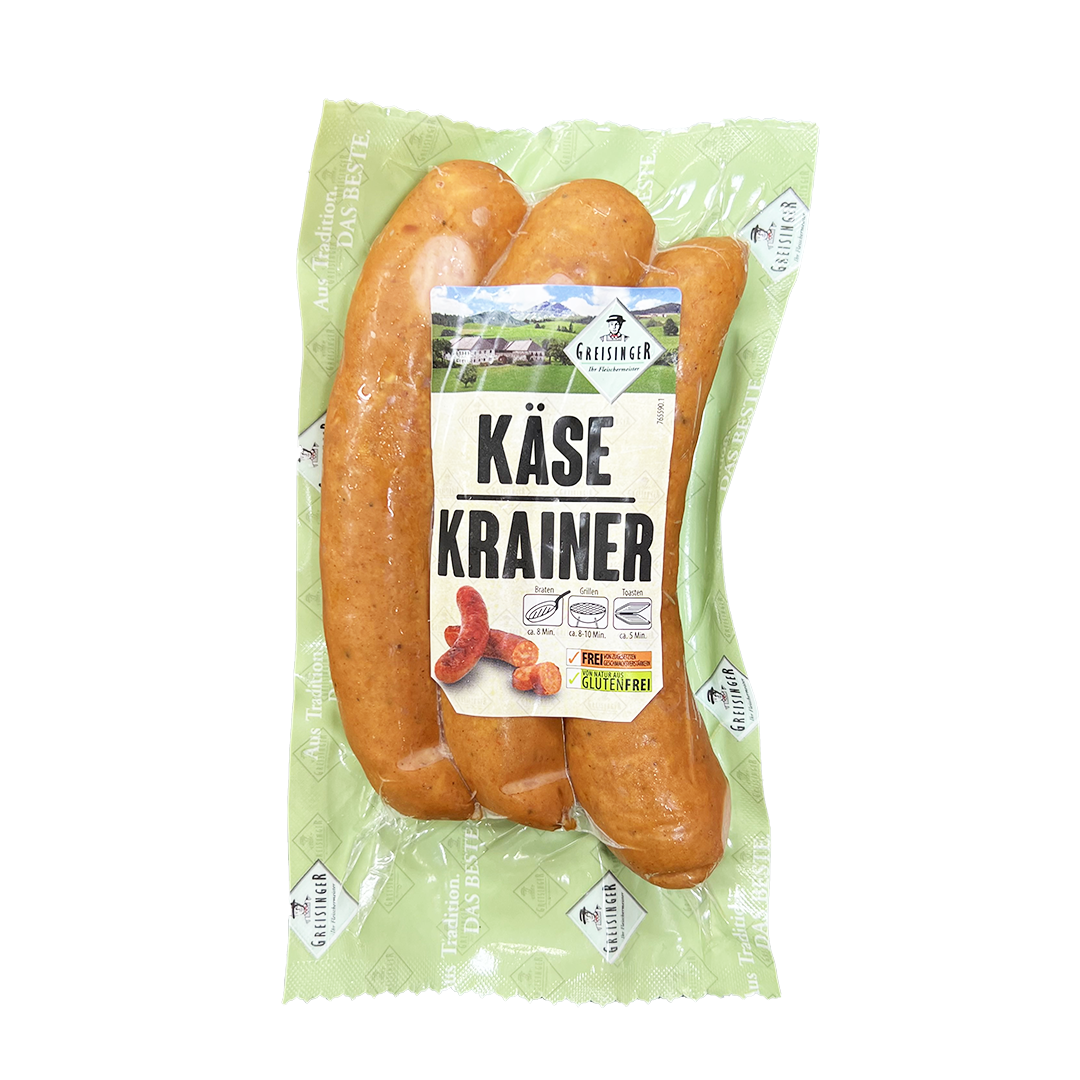 Greisinger Kasekrainer (Cheese Sausage) 340g