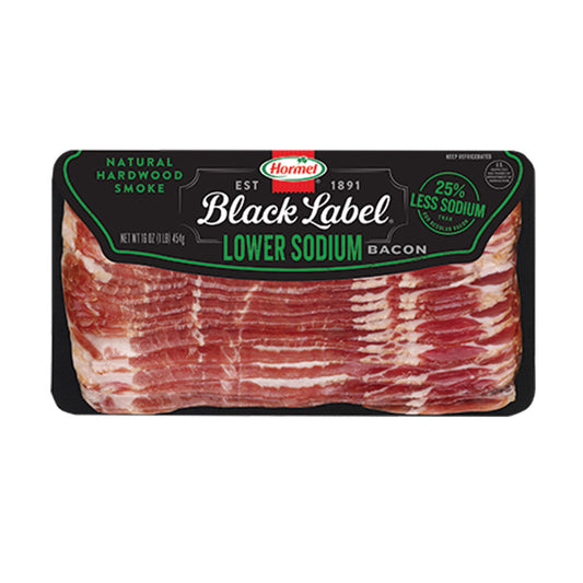 Hormel Black Label Lower Sodium Bacon