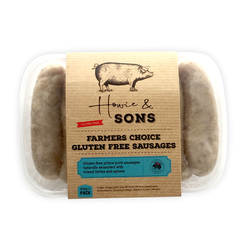 Howie & Sons Farmers Choice Gluten Free Sausages