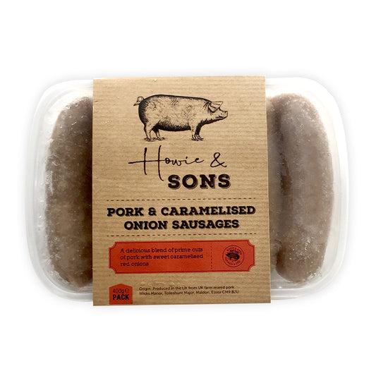 Howie & Sons Pork & Caramelised Onion Sausages