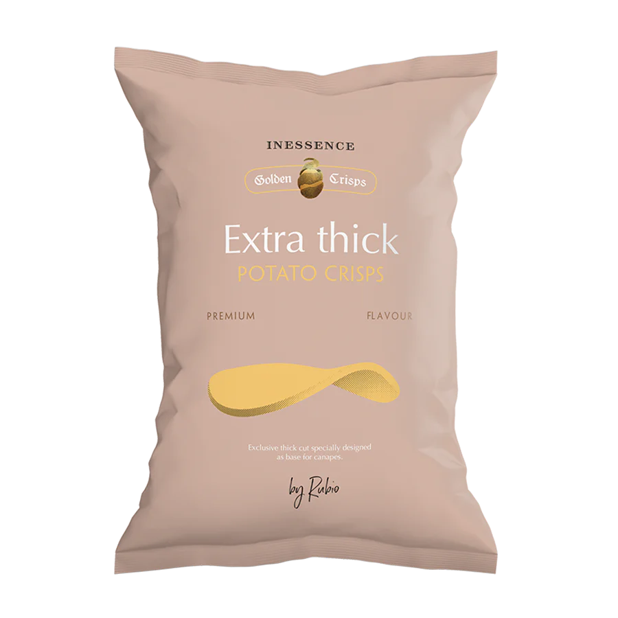 Inessence Extra Thick Potato Crisps 125g