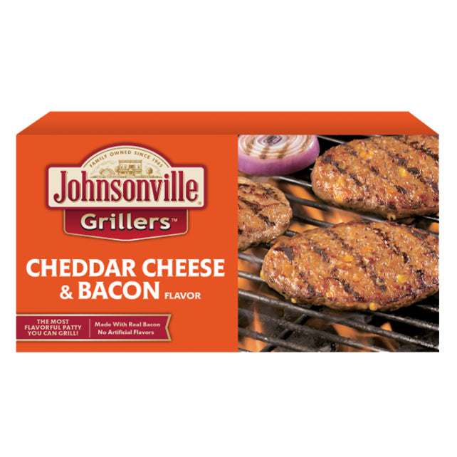 Johnsonville Pork Patty [Cheddar Cheese & Bacon] 6Pcs
