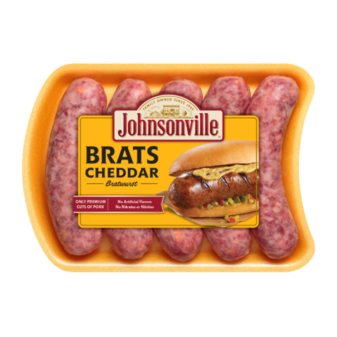 Johnsonville Cheddar Bratwurst