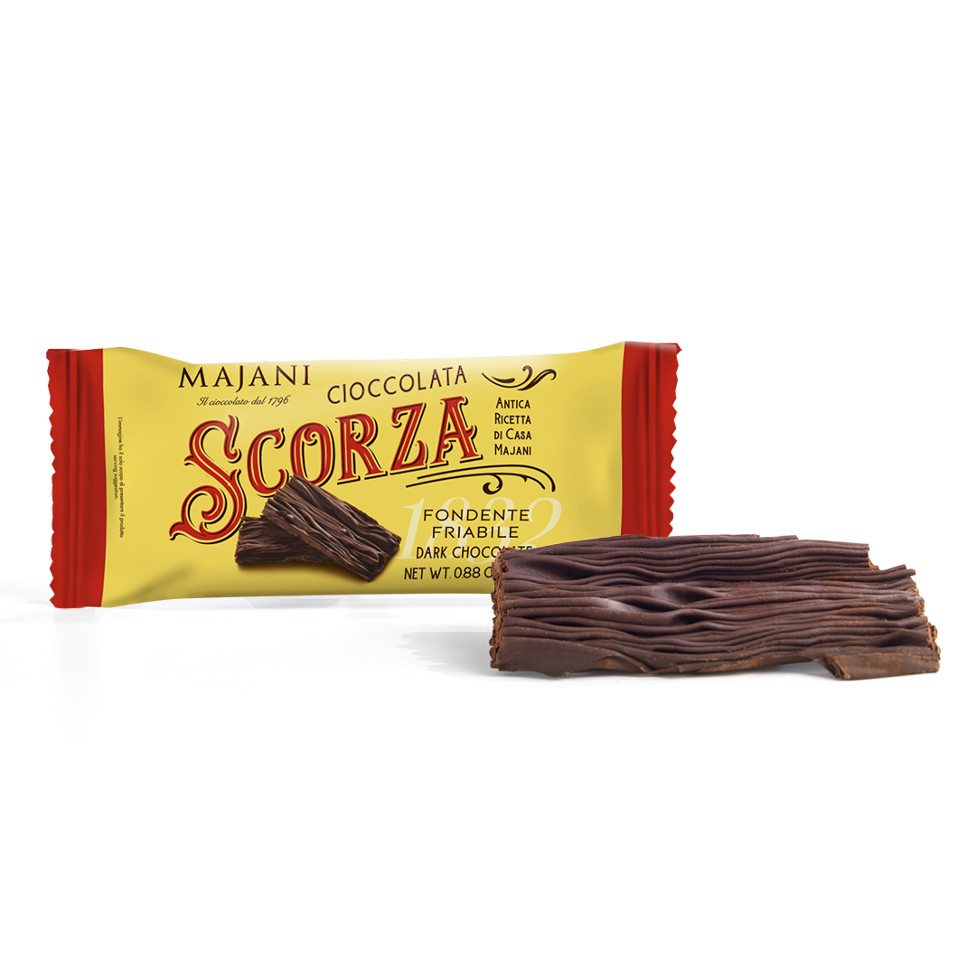 Majani Cioccolata Scorza Fondente Friabile 25G [Dark Chocolate]