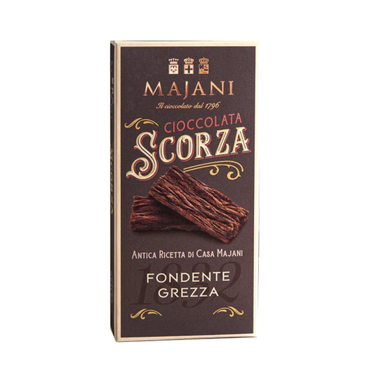 Majani Cioccolata Scorza Fondente Grezza 70G [Dark Chocolate]