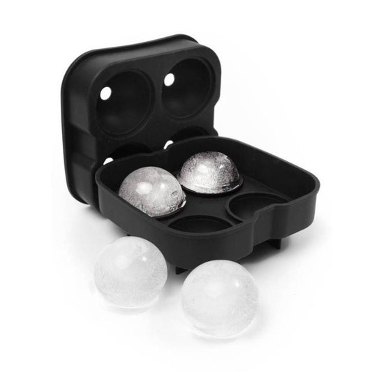 Silicone Ice Ball Maker Tray 4.5Cm (4 Mould)