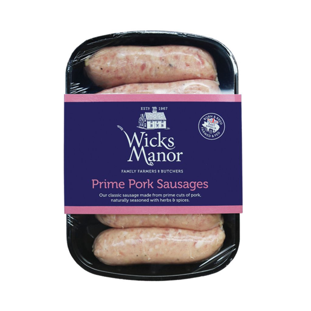 Wicks Manor Prime Pork Sausages