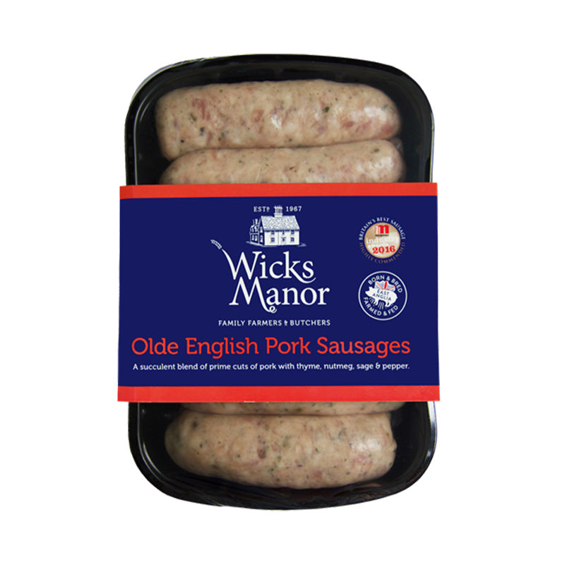 Wicks Manor Olde English Pork Sausages