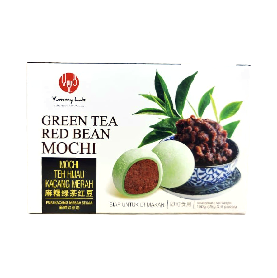 Yummy Lab Green Tea Red Bean Mochi